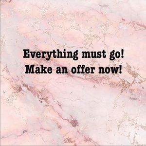 CLOSET CLEAR OUT, EVERYTHING MUST GO!!!!